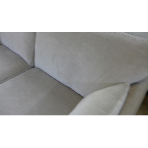 1394 - A Hepburn mist velvet upholstered three seater sofa - RRP £1249