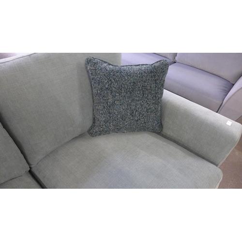 1456 - A sage fabric upholstered 2.5 seater sofa