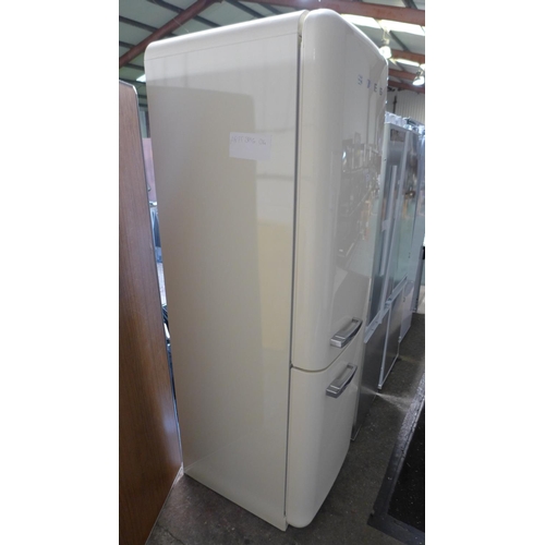 3038 - SMEG Freestanding Cream Retro Fridge Freezer - Model: FAB32RCR5UK, H1968xW601xD728  Original RRP £14... 