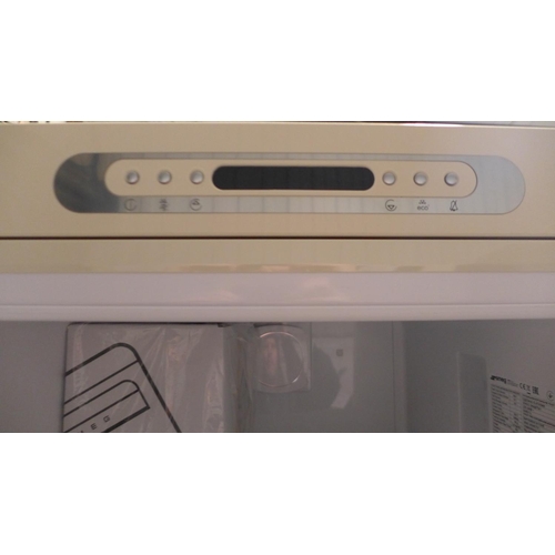 3038 - SMEG Freestanding Cream Retro Fridge Freezer - Model: FAB32RCR5UK, H1968xW601xD728  Original RRP £14... 