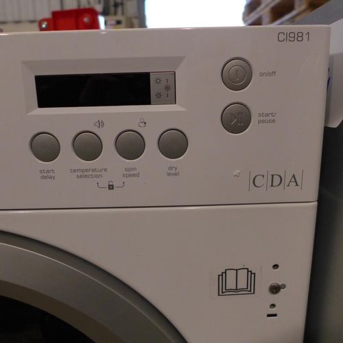 3045 - CDA Fully Integrated 8+6kg Washer Dryer - Model: CI981, H825xW595xD540 Original RRP £579.17 inc VAT ... 