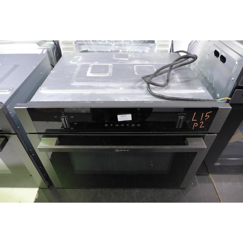 3059 - Neff N70 Built-In Graphite Microwave Oven with Slide & Hide - Model: C1AMG84G0B, H595xW596xD548, Ori... 