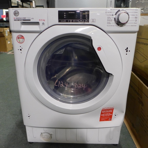 3065 - Hoover H-Wash&Dry 300 Lite 8+5kg Integrated Washer Dryer - Model: HBD485D1E,  H820xW600xD525, Origin... 