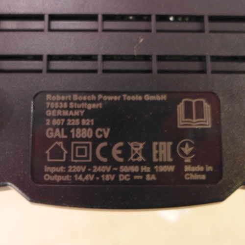 3073 - BOSCH Professional Battery Charger - Model: GAL 1880CV, Original RRP £200.00 inc VAT (420-140)  * Th... 