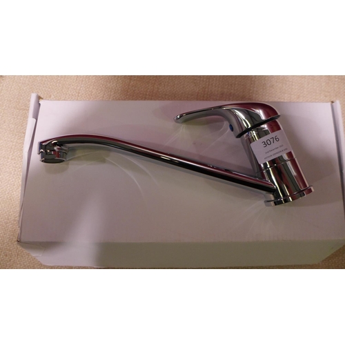 3076 - Iris Chrome Mixer Tap - Original RRP £51.75 inc VAT (420-11)  * This lot is subject to VAT