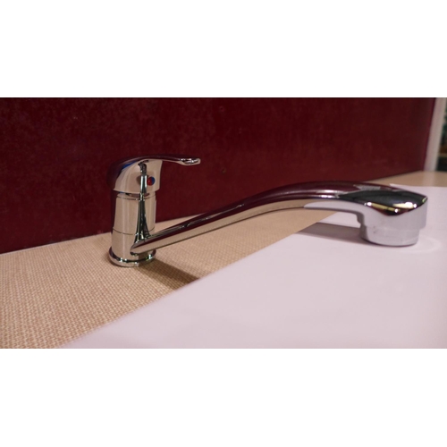 3076 - Iris Chrome Mixer Tap - Original RRP £51.75 inc VAT (420-11)  * This lot is subject to VAT