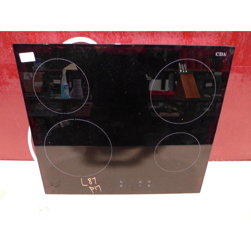 3081 - CDA 4-Zone Ceramic Hob - Model: HC6621FR H55xW576xD518, Original RRP £190.83 inc VAT (420-87)  * Thi... 