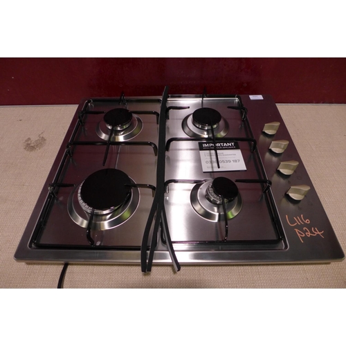 3084 - CDA Gas 4-Burner Hob - Model: HG6151SS, H43xW580xD500, Original RRP £137.50 inc VAT (420-116)  * Thi... 