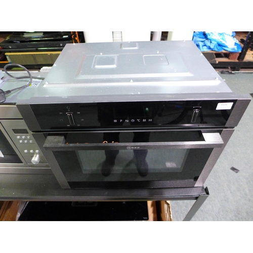 3104 - Neff N50 Built-In Graphite Microwave Oven With Hot Air - Model: C1AMG84G0B - H454xW594xD570, Origina... 