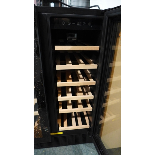 3116 - Viceroy 60cm Undercounter 2-Door Wine Cooler - Broken Glass (one door) - Model: WRWC60DDBKED H870xW5... 