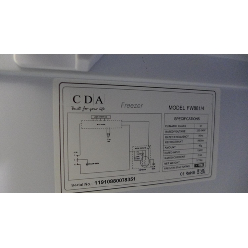 3117 - CDA Integrated Tower Freezer - Model: FW881, H1683xW540xD545   Original RRP £463.33 inc VAT (420-111... 