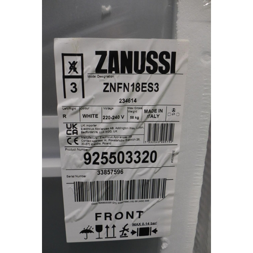 3176 - Zanussi 70/30 Integrated Fridge Freezer - Model: ZNFN18ES3, H1772xW546xD549, Original RRP £557.50 in... 