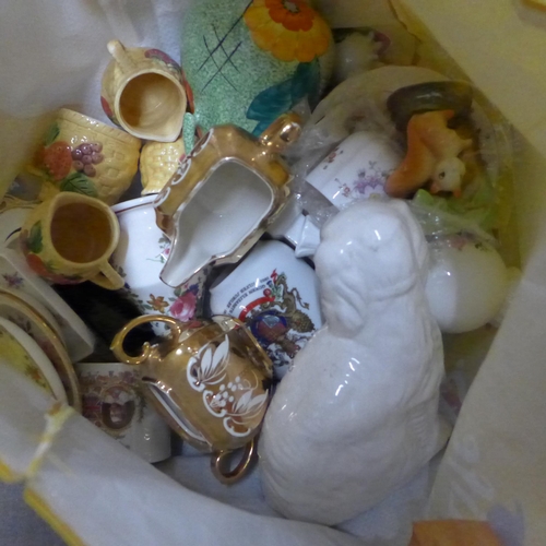 1210 - A collection of glassware and china including Derby Posies, Chintzware, etc. **PLEASE NOTE THIS LOT ... 