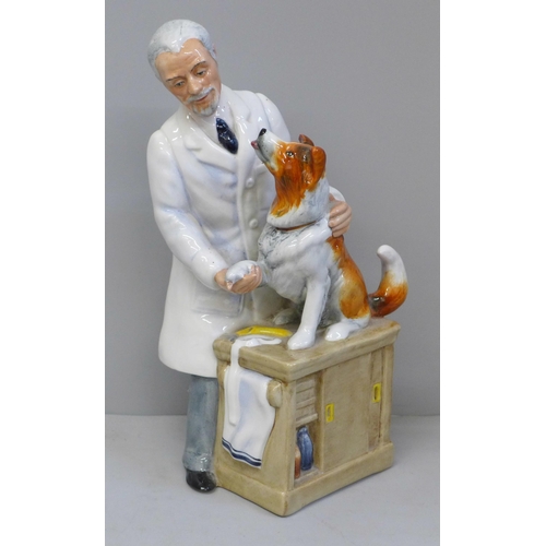 614 - A Royal Doulton figure, Thanks Doc