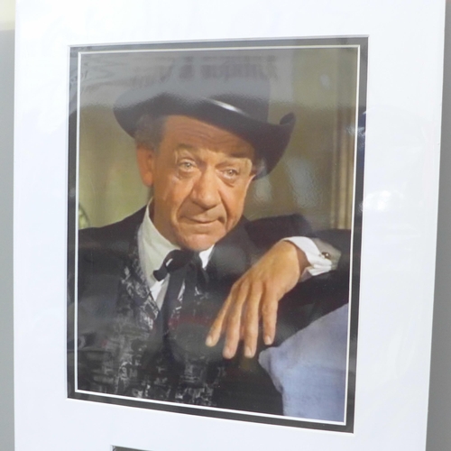 621 - A Sid James/Carry On autographed display