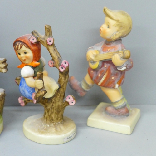 640 - A collection of eight West German Goebel figures, three a/f