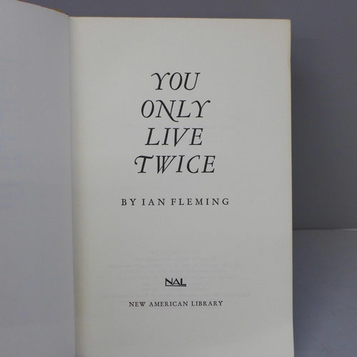 650 - Ian Fleming, You Only Live Twice, 1964 Third Printing, lacking dust cover