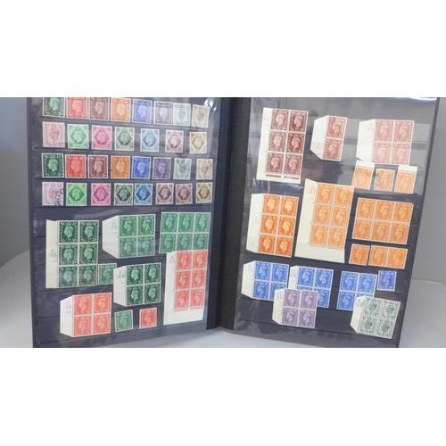 678 - An album of Victorian and early 20th Century stamps including cylinder blocks