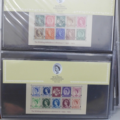 690 - Stamps; an album of GB presentation packs, 45 packs with a face value of over £120