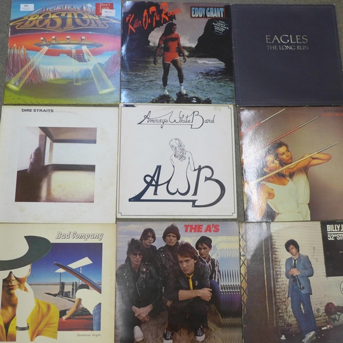 699 - Twelve prog rock and other 1980s LP records