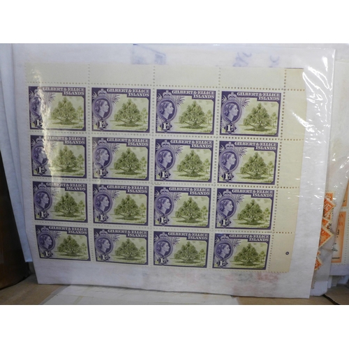 712 - Stamps; a box of stamps, covers, etc.