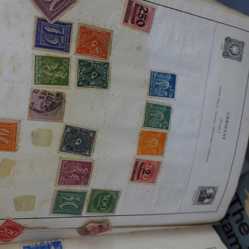 723 - A Stanley Gibbons International Stamp Album and two others