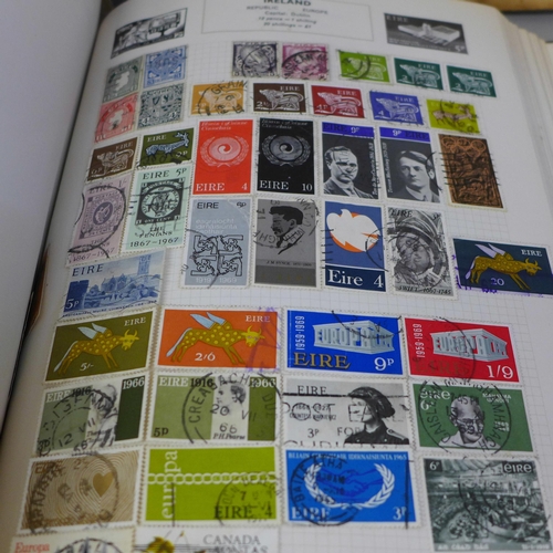 723 - A Stanley Gibbons International Stamp Album and two others