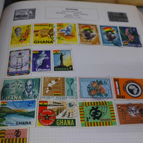 723 - A Stanley Gibbons International Stamp Album and two others