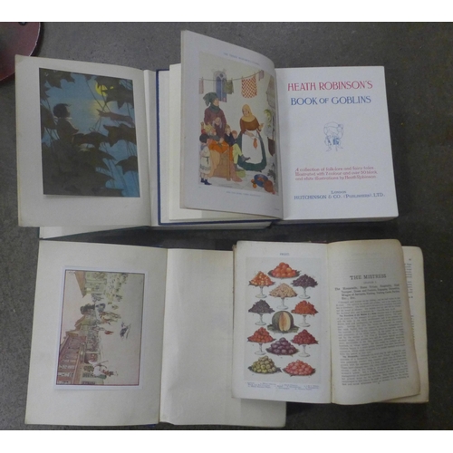 731 - A collection of early 20th Century books including The Water Babies by Charles Kingsley and Black Be... 