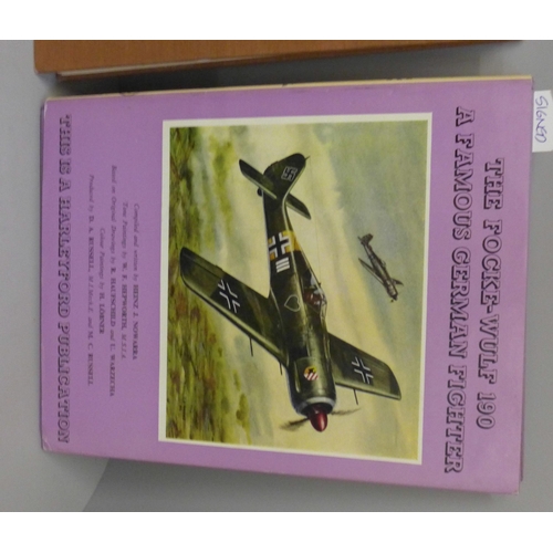 771 - Three aircraft related books; The Focke-Wulf 190, A Famous German Fighter, signed, Fokker - The Man ... 