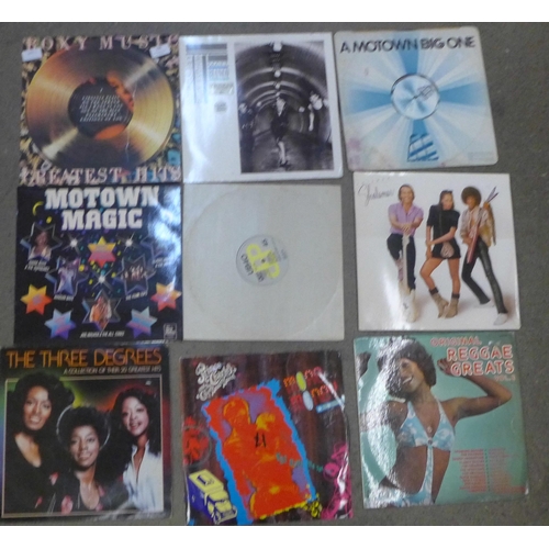 786 - Twenty 1970s and 1980s LP records, rock, pop and soul