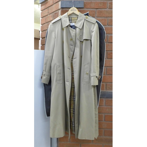 791 - A 1980s Burberry lady's trench coat, size 10-12