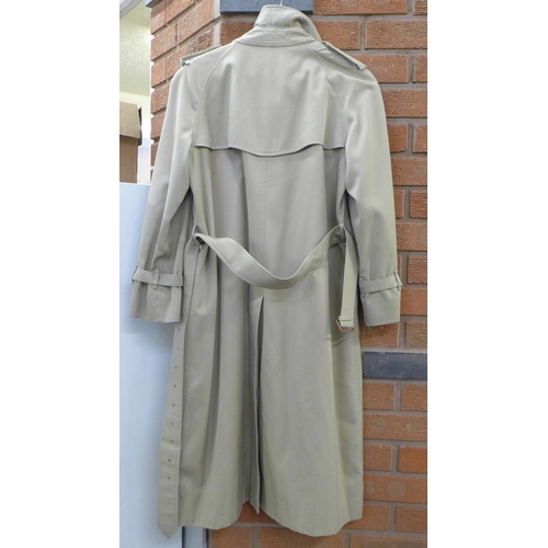 A 1980s Burberry lady s trench coat size 10 12