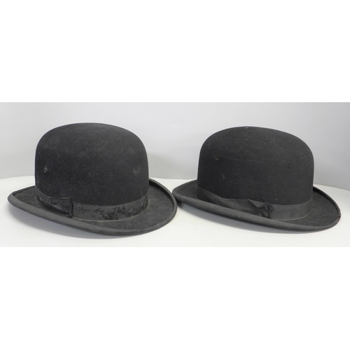 793 - Two bowler hats, The Surefit, 7¼ and Walton, 7 1⁄8