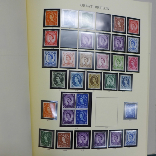 803 - Two albums of fine used stamps