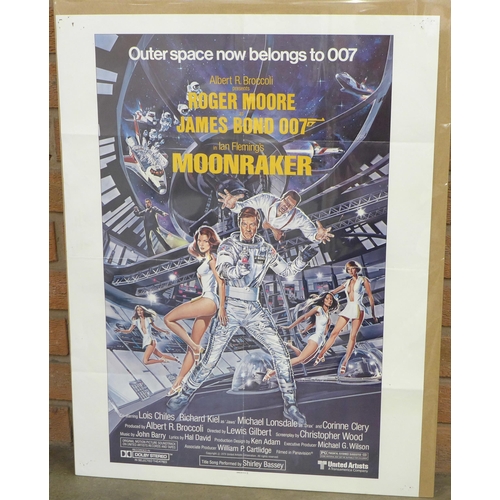 816 - A James Bond Moonraker insert poster