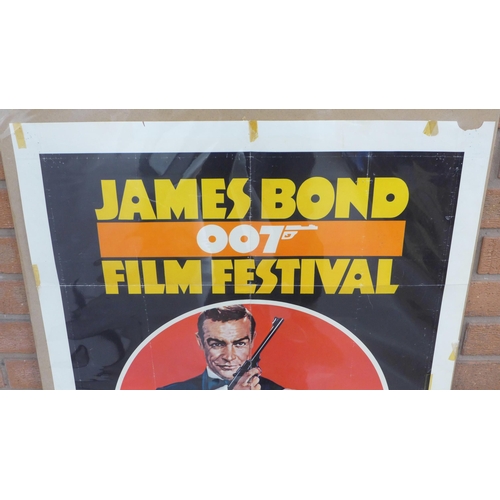 817 - A James Bond vintage Dr No film poster