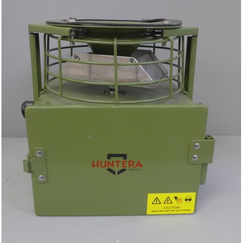 824 - A Huntura automatic deer feeder 12v plus solar panel