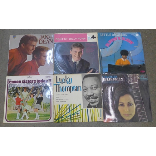 851 - Twelve 1960s LP records, The Spencer Davis Group, The Rolling Stones, The Beatles, The Byrds, Billy ... 