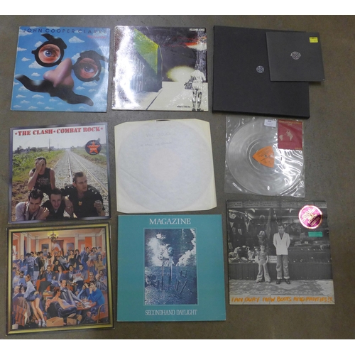 858 - 1980s alternative/punk LP records and one 7