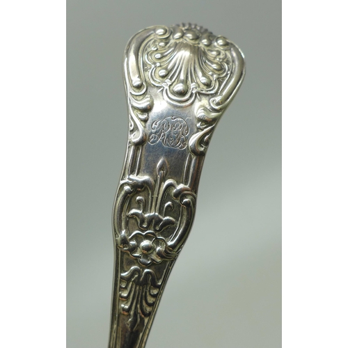 899 - A silver sifter spoon, London 1848, 64g