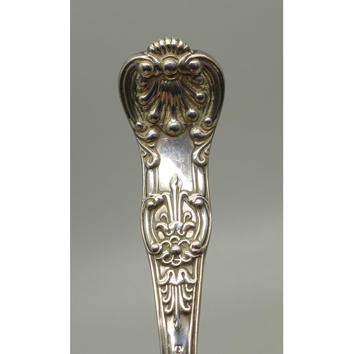 899 - A silver sifter spoon, London 1848, 64g