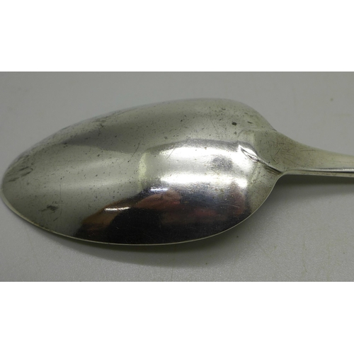 905 - A W. Bateman silver serving spoon, London 1816, 59g, 21cm