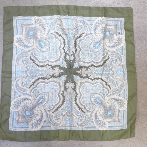 930 - A Liberty silk scarf, 27 x 27