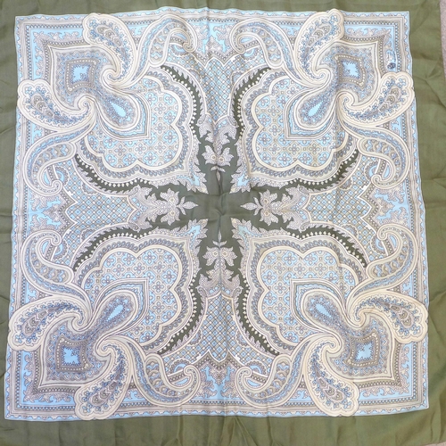 930 - A Liberty silk scarf, 27 x 27