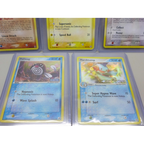 953 - Five vintage rare holographic Pokemon cards