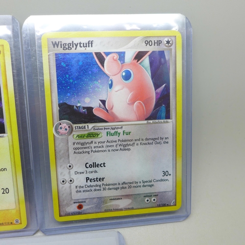 953 - Five vintage rare holographic Pokemon cards