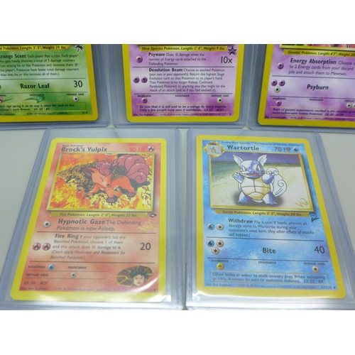 955 - Five vintage promotional Pokemon cards