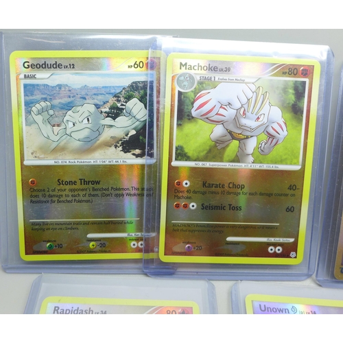 959 - Five reverse holo vintage Pokemon cards