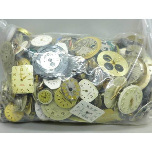 967 - Assorted wristwatch movements